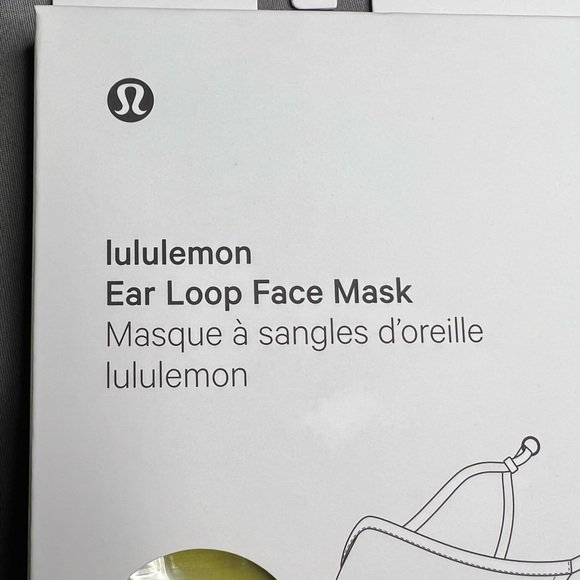 Lululemon Ear Loop Face Mask NWT in Box (Unused/Unopened) *BRAND NEW* - Picture 2 of 13